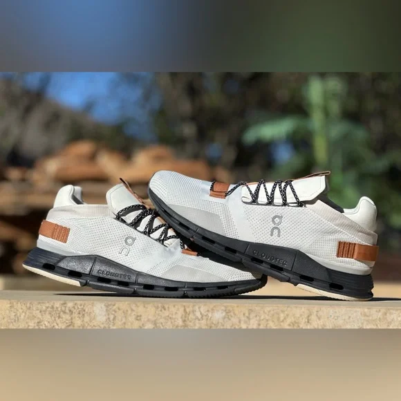 On Running Cloudnova White Pecan - Size 14 Men’s - Picture 1 of 9
